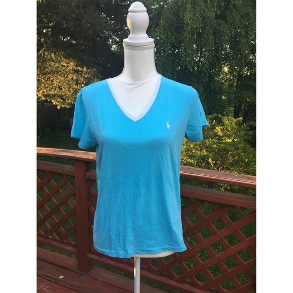 Ralph Lauren Tops - Ralph Lauren Sport T Shirt Size Medium Women’s Blue